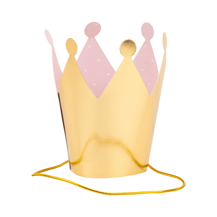 Princess Crown Decorating Kit – 8 Adjustable Crowns with Stickers - Josi James - Party Hats