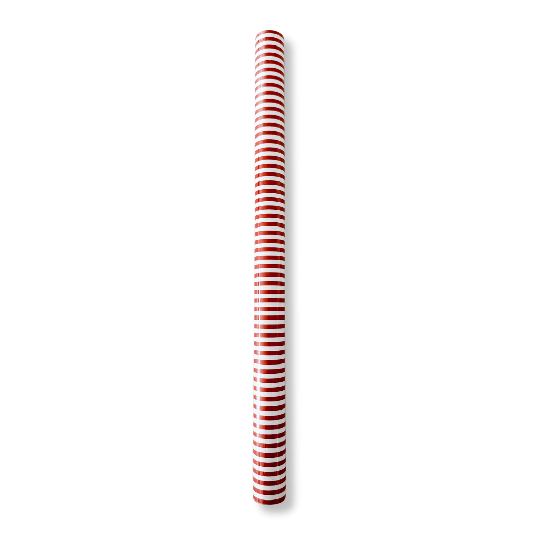 Red Striped Paper Table Runner – 19.5” x 150” | Disposable Party Table Décor - Josi James - Table Runner