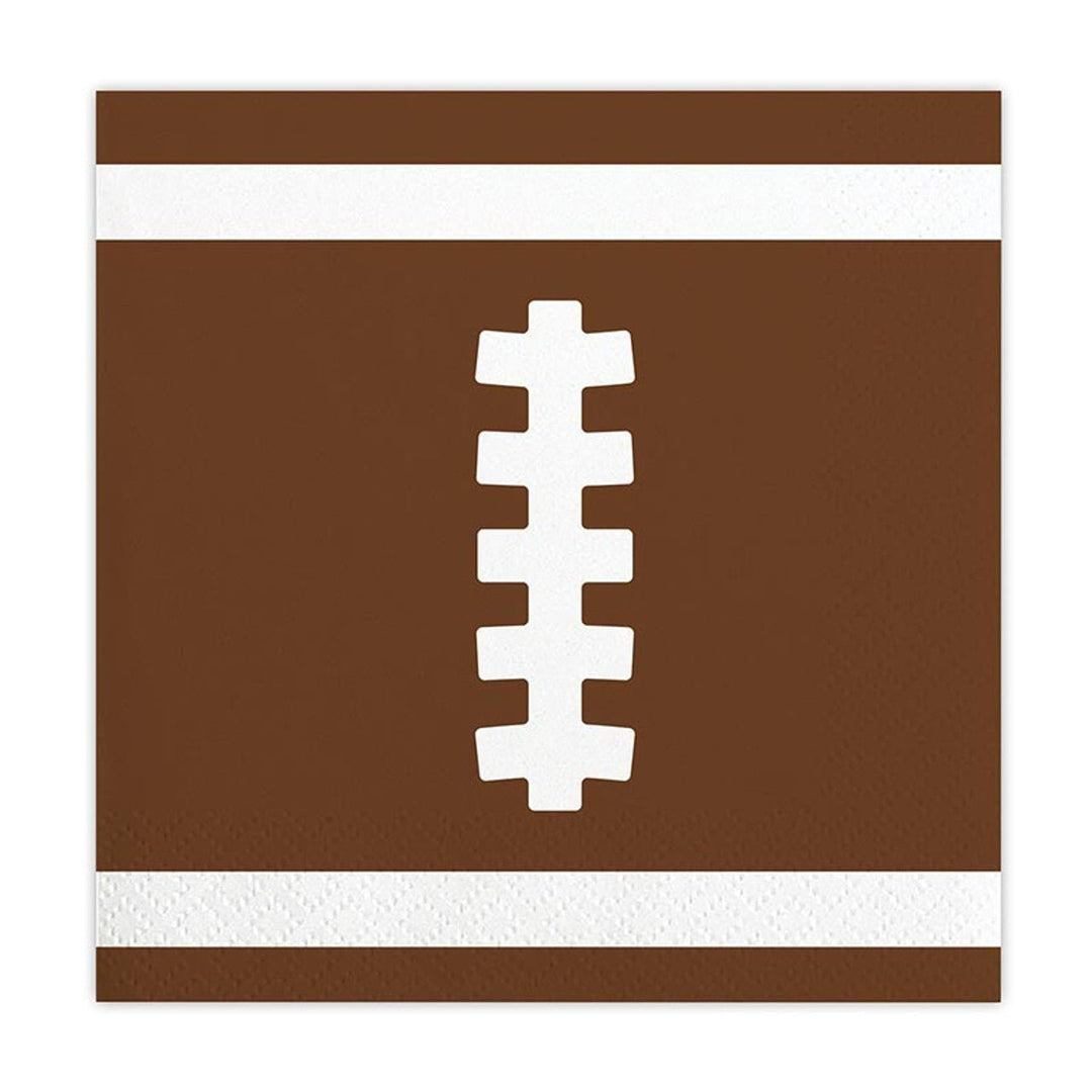 Tailgate Beverage Napkins – 5x5" Football Cocktail Napkins (20pcs) - Josi James - Small Napkins