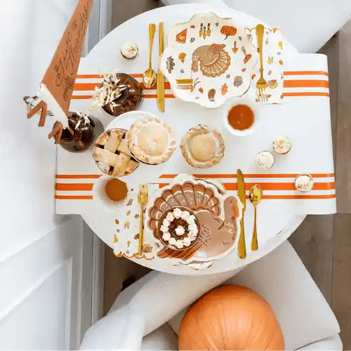 Thanksgiving & Fall Icons Guest Napkins – (24pcs) - Josi James - Tall Napkins