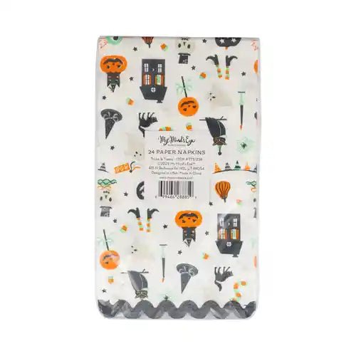 Tricks & Treats Halloween Guest Napkins (24pcs) - Josi James - Tall Napkins