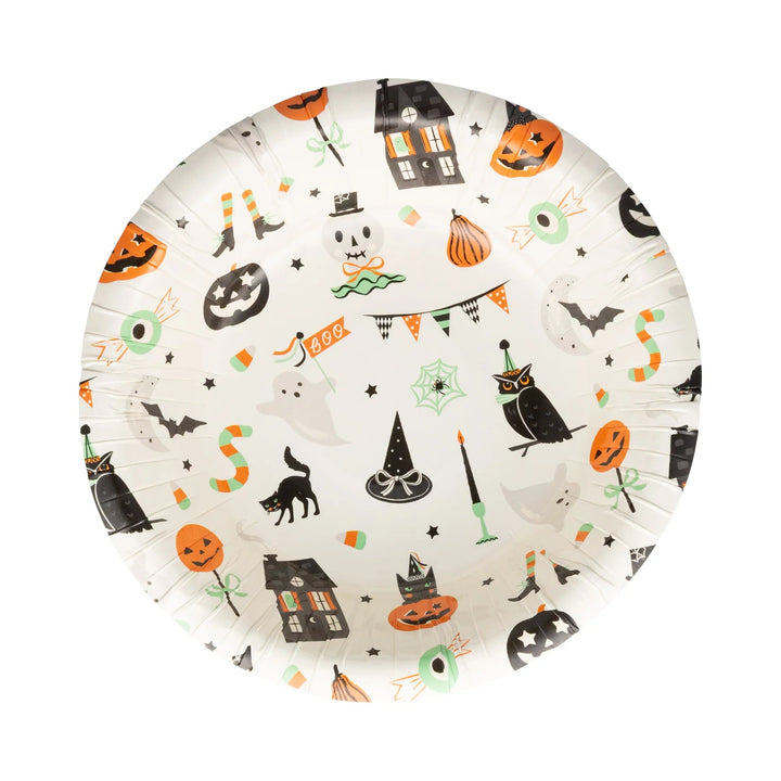 Tricks & Treats Halloween Paper 12oz Bowls – (8pcs) - Josi James - Bowls