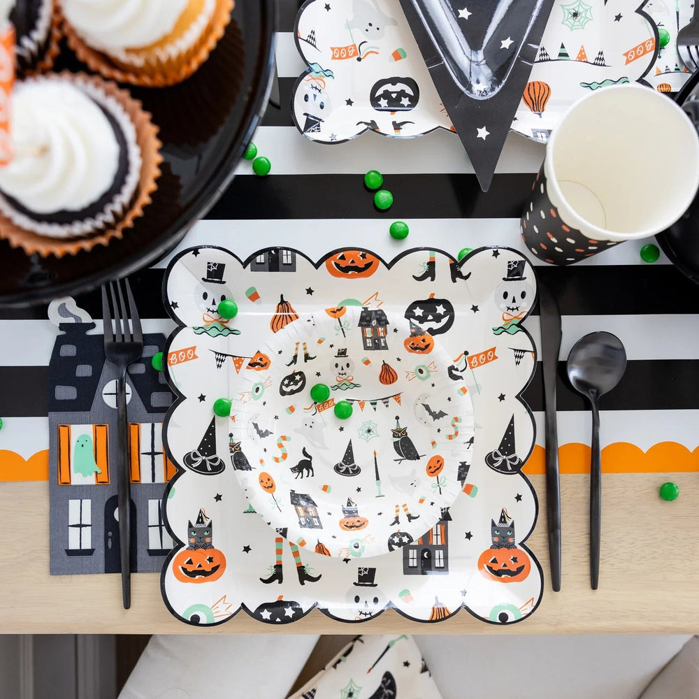 Tricks & Treats Halloween Paper 12oz Bowls – (8pcs) - Josi James - Bowls