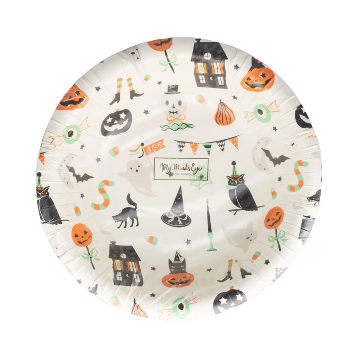 Tricks & Treats Halloween Paper 12oz Bowls – (8pcs) - Josi James - Bowls