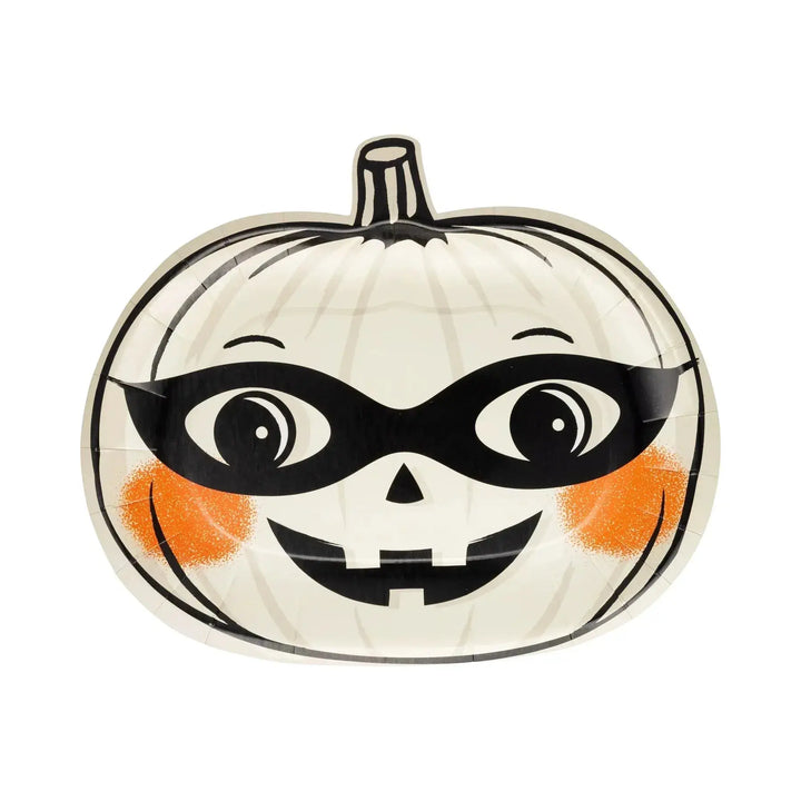 Vintage Pumpkin Halloween Plates – Set of 9 (3 Designs), view 5