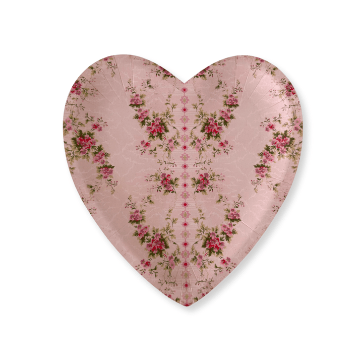 With Love Heart Shaped Plates, 12pcs - Josi James - Die Cut Plate