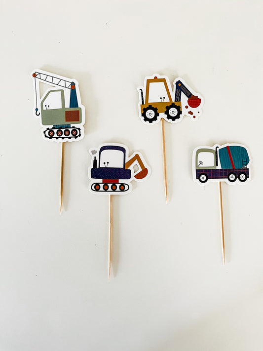 Builder Cupcake Toppers