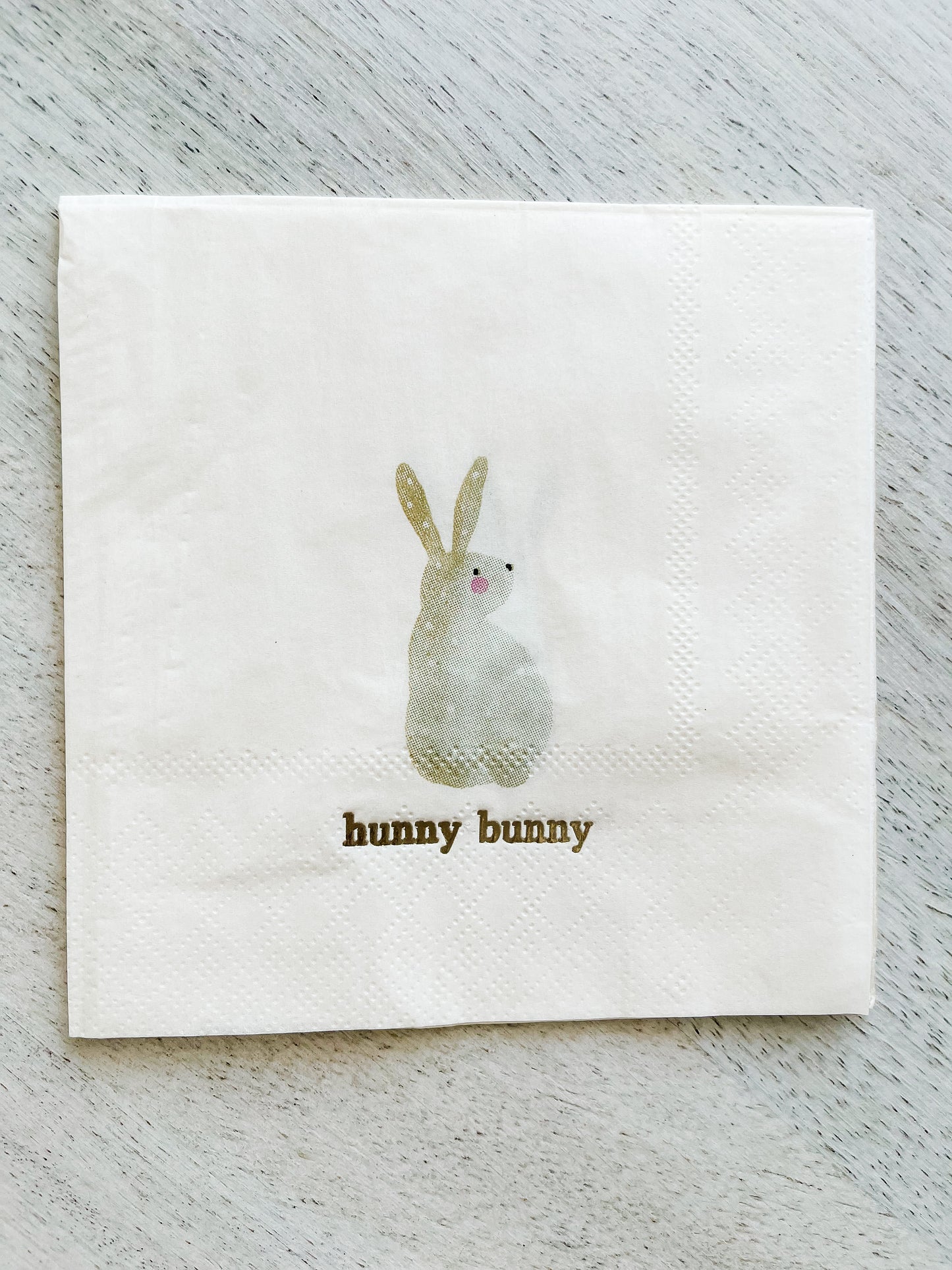 Hunny Bunny Napkins, Small