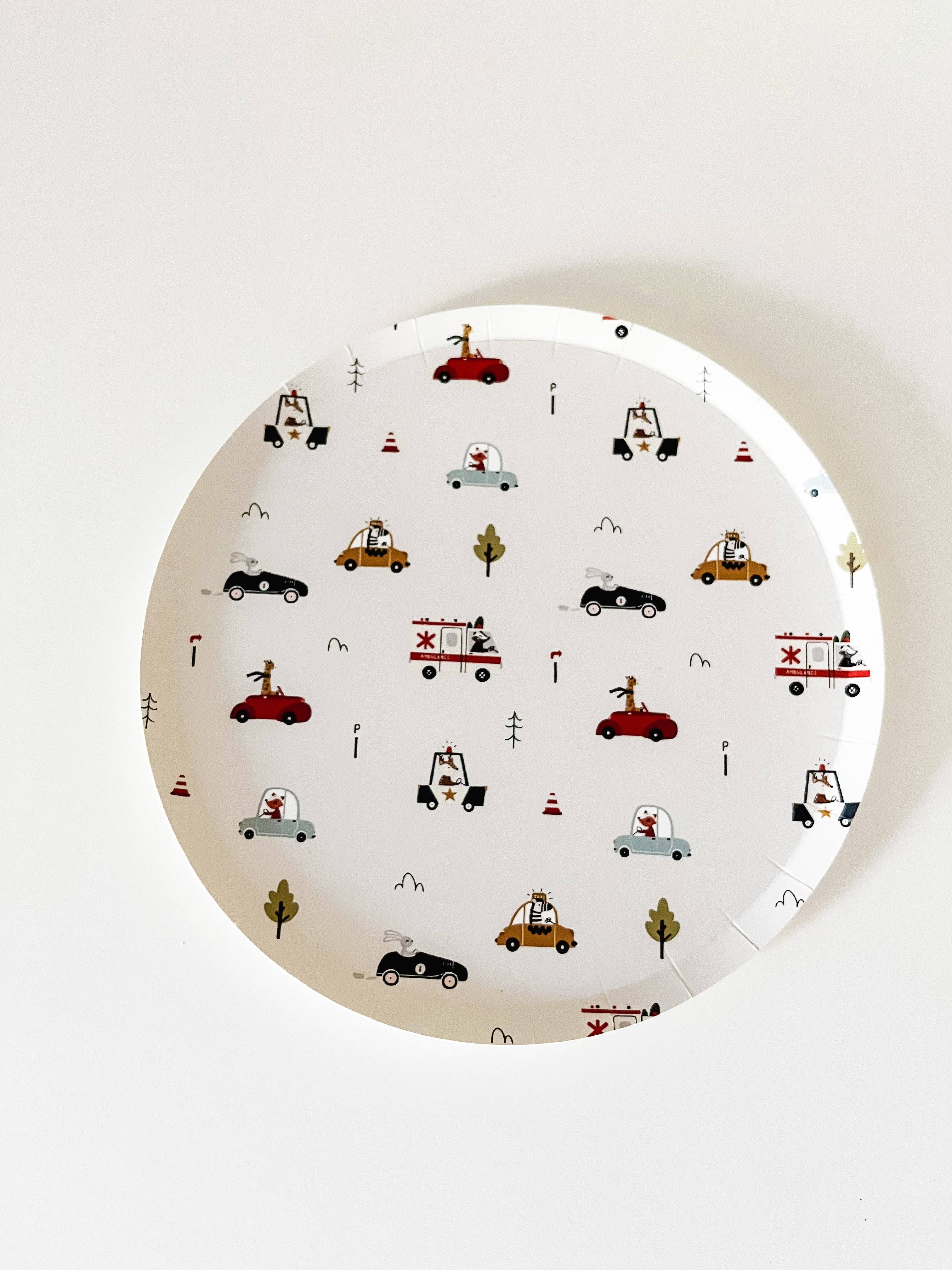 Home Car Small Plate (Set of 8)
