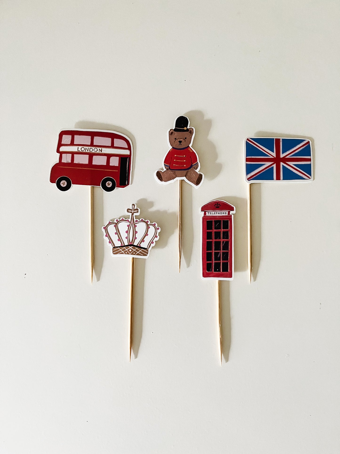 London Cupcake Toppers