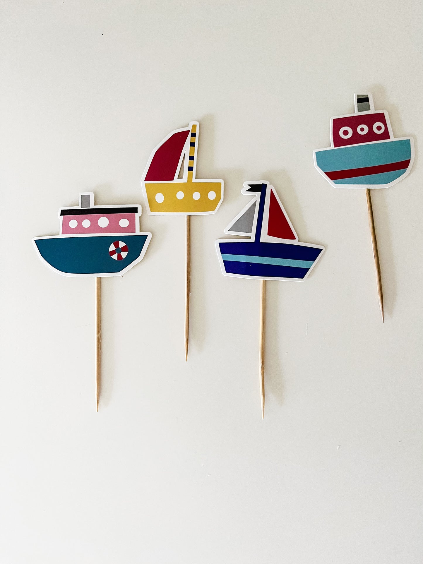 Boat Cupcake Toppers