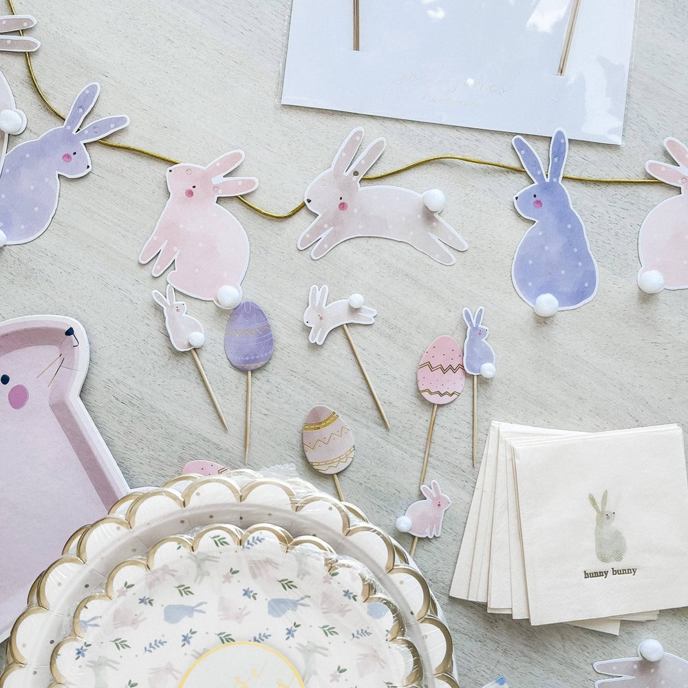 Cottontail Bunny Banner, 8 Ft - Josi James - Banners